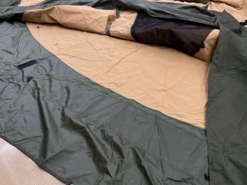 Tentipi (テンティピ) モノポールテント ヨゴレ有 サファイア 7CP 450x270cm 6～7人用 程度B 程度B ハンマーなし/説明書あり