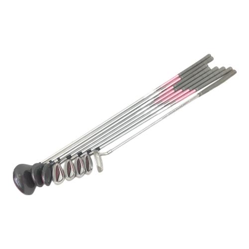 TOUR STAGE (ツアーステージ) ゴルフクラブ&キャディバッグセット レディース CL フレックス【L】 8本セット(1/4/5/7/9/PW/SW/PT) 純正グリップ消耗