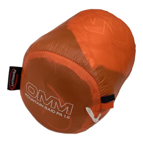 OMM (オリジナルマウンテンマラソン) マミー型シュラフ(ダウン) オレンジ Mountain Raid 1.6