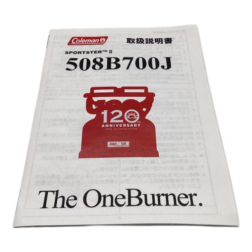 Coleman (コールマン) 120th アニバーサリー スポーツスターII ガソリンシングルバーナー 508B700J レッド