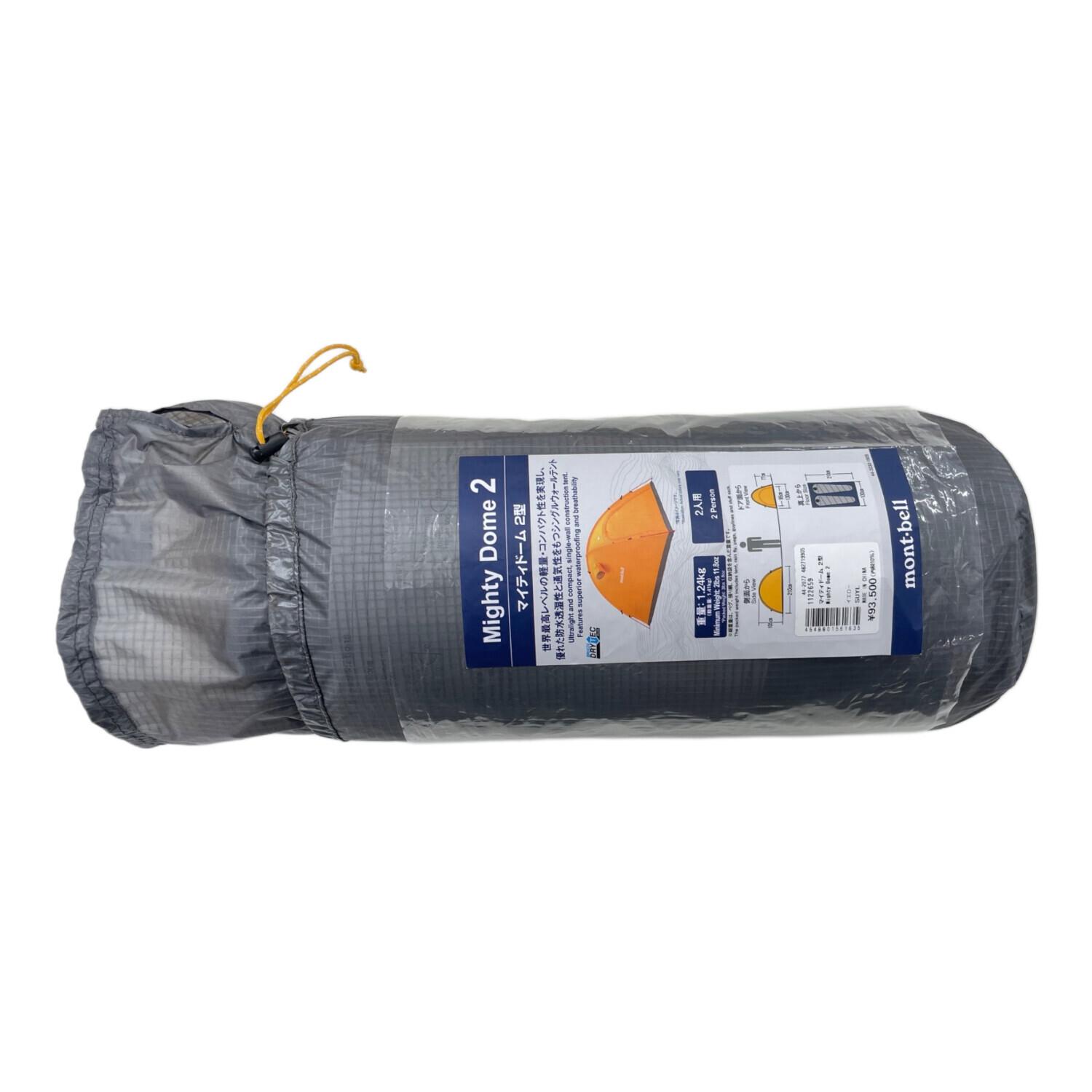 【ワゴントップ4pガレージセット】nemo ニーモヒルバーグ ノースフェイス モンベル スノーピーク コールマン DOD テンマク 小川 ユニフレ mont-bell (モンベル) 登山用テント 1122659 マイティドーム2型 210