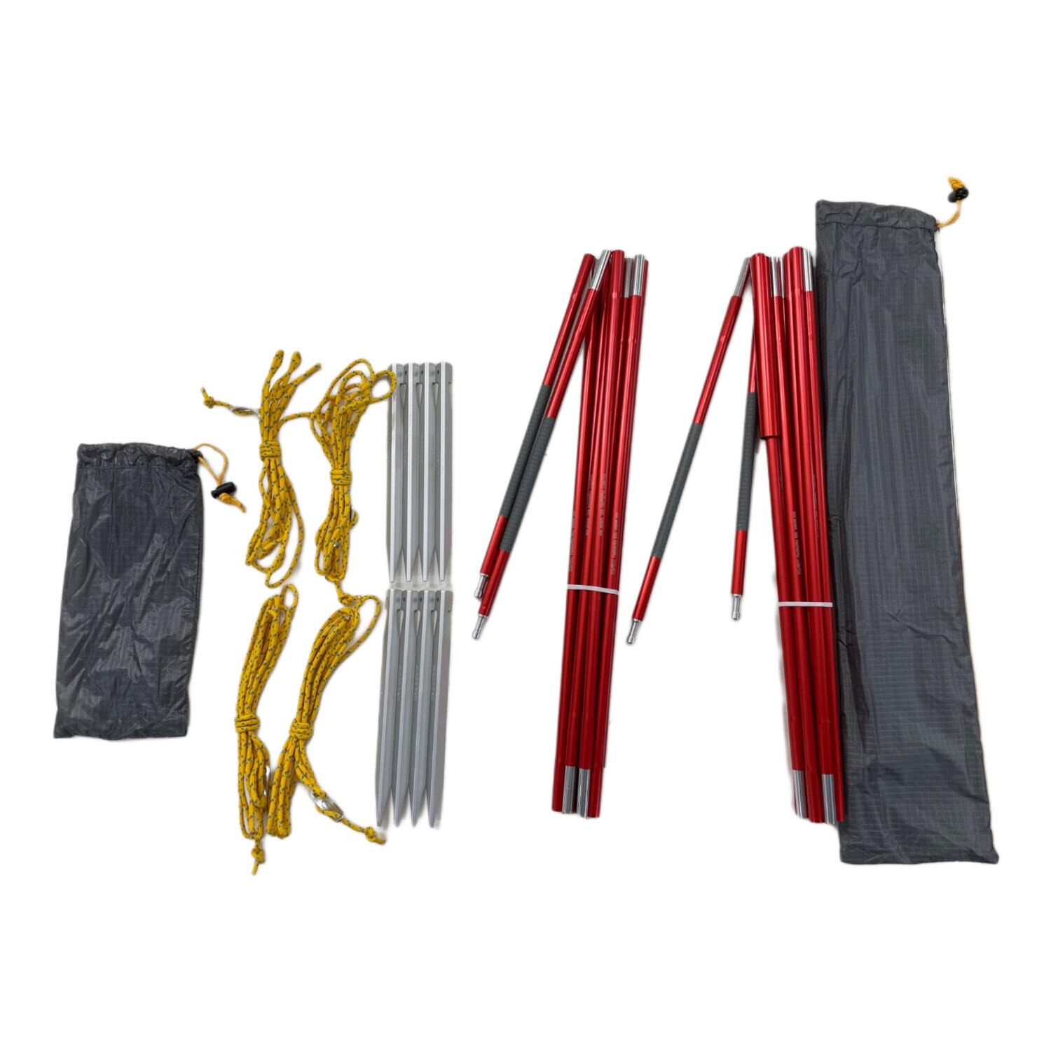 【ワゴントップ4pガレージセット】nemo ニーモヒルバーグ ノースフェイス モンベル スノーピーク コールマン DOD テンマク 小川 ユニフレ mont-bell (モンベル) 登山用テント 1122659 マイティドーム2型 210