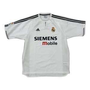 レアル・マドリード サッカーユニフォーム メンズ SIZE 2XO ホワイト 03-04シーズン
