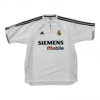レアル・マドリード サッカーユニフォーム メンズ SIZE 2XO ホワイト 03-04シーズン