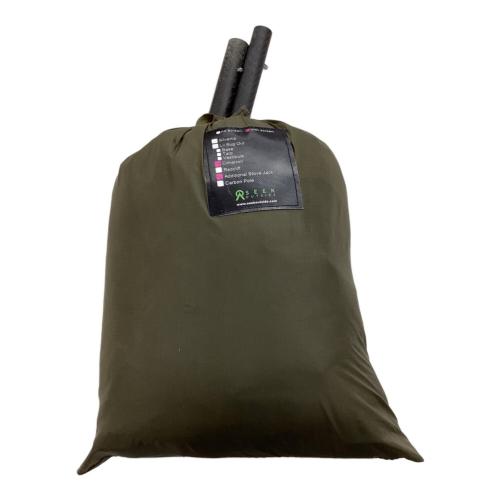 Seek Outside モノポールテント カーボンポール付※キャップ・ポール一節欠品 煙突穴オプション ヨゴレ有 シマロン 約293×288×183cm 1～2人用 程度B 程度B スカートなし ハンマーなし/説明書なし