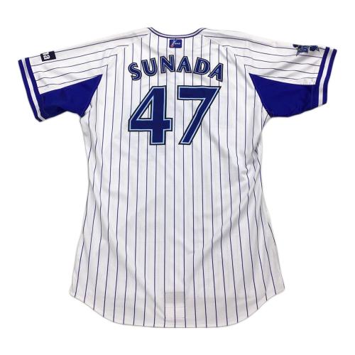 横浜DeNAベイスターズ (ヨコハマディーエヌエーベイスターズ) 砂田毅樹【47】 応援グッズ 2018年ホーム ホワイト