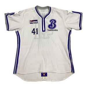 横浜DeNAベイスターズ (ヨコハマディーエヌエーベイスターズ) 【41】小山田 保裕 応援グッズ ホワイト×ブルー