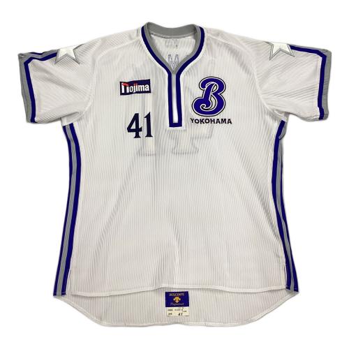 横浜DeNAベイスターズ (ヨコハマディーエヌエーベイスターズ) 【41】小山田 保裕 応援グッズ ホワイト×ブルー