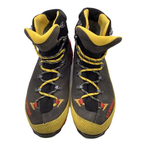 LA SPORTIVA (スポルティバ) エクイリビウム トレック GTX ハイカット(ソフトソール) トレッキングシューズ メンズ 42(約27cm) グレー×イエロー