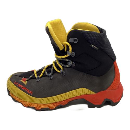 LA SPORTIVA (スポルティバ) エクイリビウム トレック GTX ハイカット(ソフトソール) トレッキングシューズ メンズ 42(約27cm) グレー×イエロー