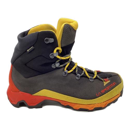 LA SPORTIVA (スポルティバ) エクイリビウム トレック GTX ハイカット(ソフトソール) トレッキングシューズ メンズ 42(約27cm) グレー×イエロー