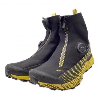 LA SPORTIVA (スポルティバ) サイクロンクロス GTX トレランシューズ トレッキングシューズ 社外品ソール付 メンズ 42(約27cm) ブラック×イエロー