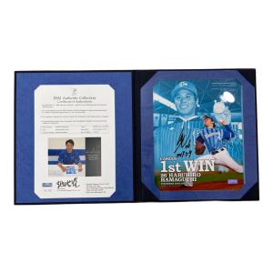 横浜DeNAベイスターズ (ヨコハマディーエヌエーベイスターズ) 応援グッズ 2017年セ・リーグ新人特別賞記念 フォトフレーム 濵口遥大【26】