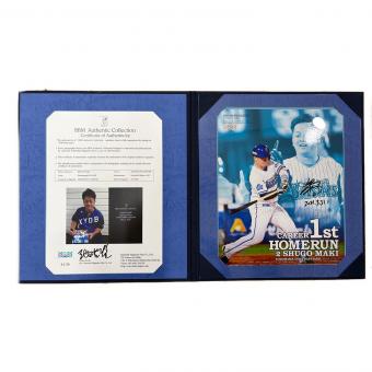 横浜DeNAベイスターズ (ヨコハマディーエヌエーベイスターズ) 応援グッズ 2021年初本塁打記念 フォトフレーム 牧秀悟【2】