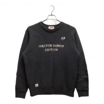 MASTER BUNNY EDITION (マスターバニーエディション) セーター ゴルフウェア(トップス) クルーネックニット 758-4270105 メンズ SIZE L グレー