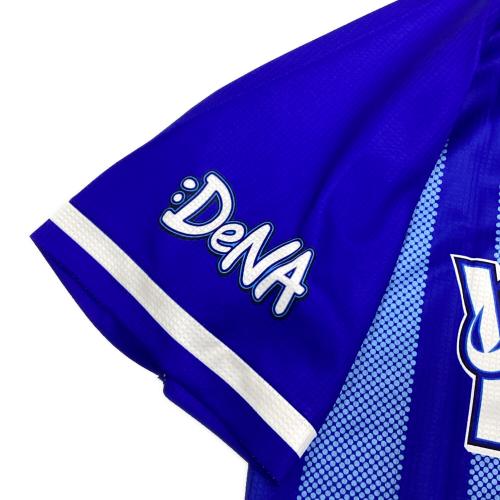 横浜DeNAベイスターズ (ヨコハマディーエヌエーベイスターズ) 応援グッズ 山崎康晃【19】2016年ビジター SIZE PRO CUT ブルー