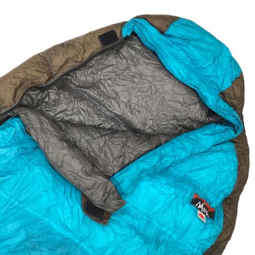 NANGA (ナンガ) マミー型シュラフ(ダウン) ロング ブルー×ブラウン オーロラライト450DX