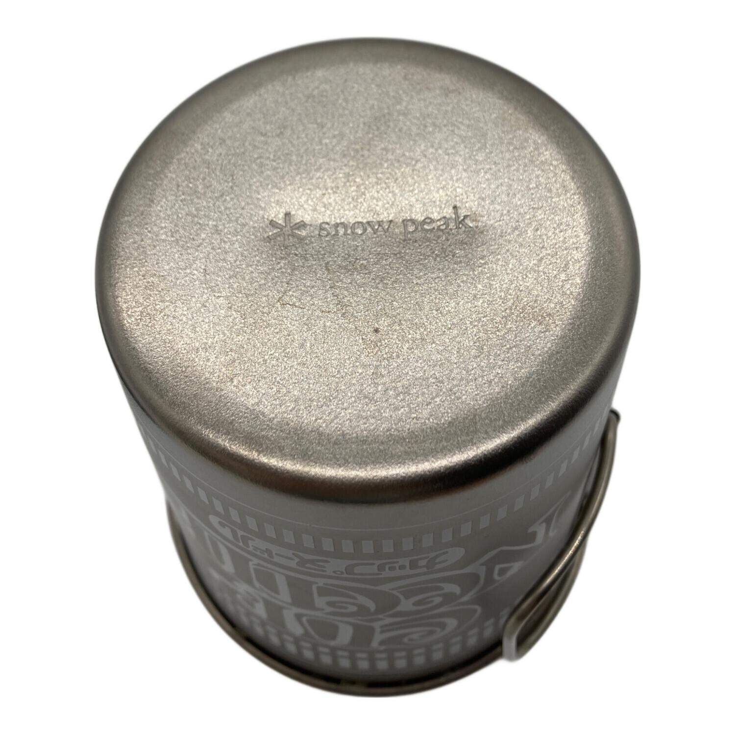 【レア未使用品】スノーピーク カップヌードル　チタンクッカー Snow peak (スノーピーク) アウトドア食器 カップヌードルチタン