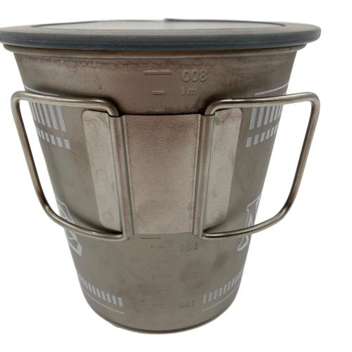 Snow peak (スノーピーク) カップヌードル型チタンクッカー アウトドア食器 廃盤品