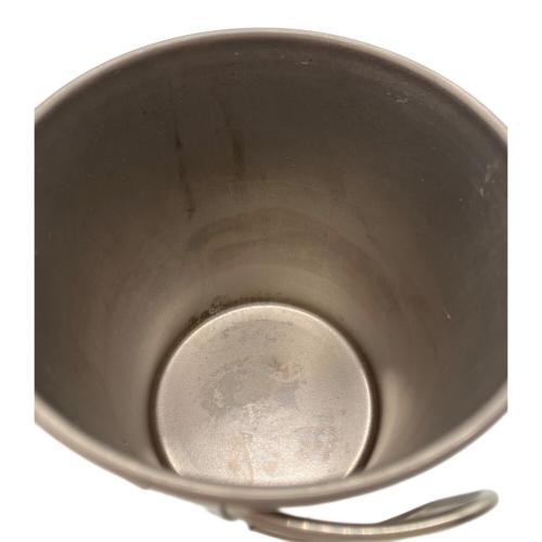 Snow peak (スノーピーク) カップヌードル型チタンクッカー アウトドア食器 廃盤品