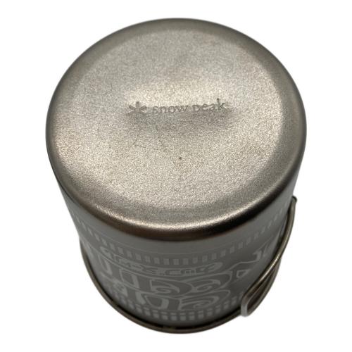 Snow peak (スノーピーク) カップヌードル型チタンクッカー アウトドア食器 廃盤品