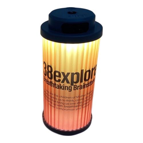 38explre LEDランタン グレー 38灯