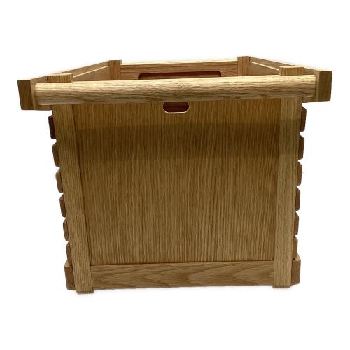 IKKI (イキキ) 収納ケース シェルフコンテナMオーク