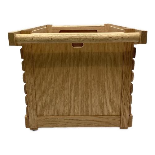 IKKI (イキキ) 収納ケース シェルフコンテナMオーク