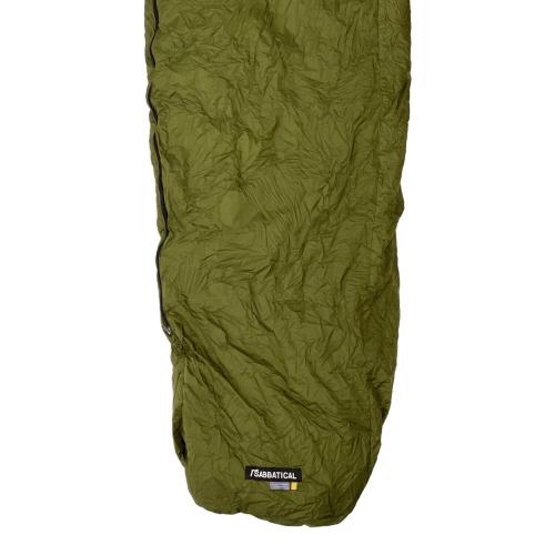 SABBATICAL (サバティカル) マミー型シュラフ(ダウン) カーキ オーロラ600DX