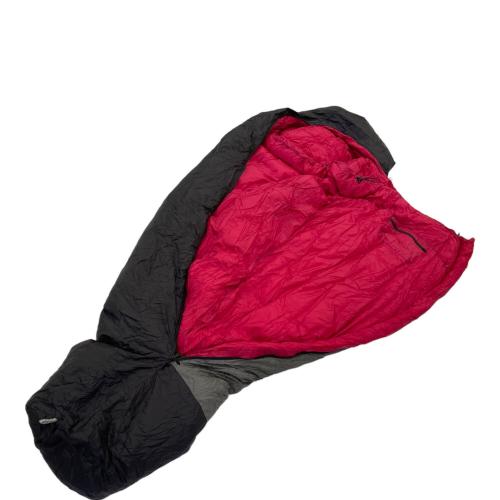 Snow peak (スノーピーク) マミー型シュラフ(ダウン) BDD-022 ブラック×レッド バクー BACOO 550