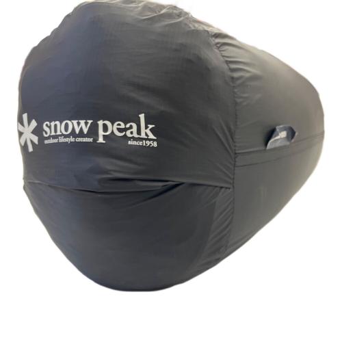 Snow peak (スノーピーク) マミー型シュラフ(ダウン) BDD-022 ブラック×レッド バクー BACOO 550