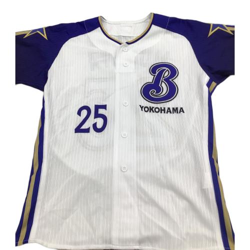 横浜DeNAベイスターズ (ヨコハマディーエヌエーベイスターズ) 【25】村田修一 応援グッズ 2010年サマーユニフォーム SIZE S ホワイト×ブルー