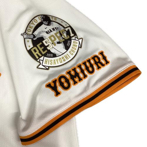 読売ジャイアンツ (ヨミウリジャイアンツ) 長野久義【7】 応援グッズ 2025年引退記念 優勝ワッペン付 SIZE M ホワイト