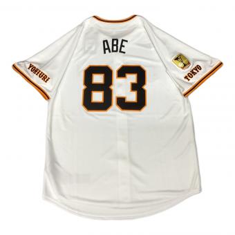 読売ジャイアンツ (ヨミウリジャイアンツ) 阿部慎之助【83】 応援グッズ 2025年ホーム 優勝ワッペン付 SIZE L ホワイト