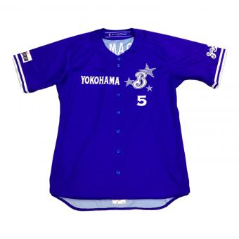 横浜DeNAベイスターズ (ヨコハマディーエヌエーベイスターズ) 倉本寿彦【5】2018 GET THE FLAG！ ブルー ユニフォーム プロ仕様モデル