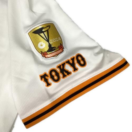 読売ジャイアンツ (ヨミウリジャイアンツ) 丸佳浩【8】 応援グッズ 2025年ホーム 優勝ワッペン付 SIZE S ホワイト