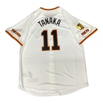 読売ジャイアンツ (ヨミウリジャイアンツ) 田中将大【11】 応援グッズ 2025年ホーム 優勝ワッペン付 SIZE L ホワイト