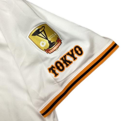 読売ジャイアンツ (ヨミウリジャイアンツ) 田中将大【11】 応援グッズ 2025年ホーム 優勝ワッペン付 SIZE L ホワイト