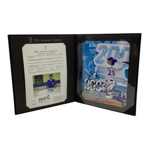 横浜DeNAベイスターズ (ヨコハマディーエヌエーベイスターズ) 筒香 嘉智【25】 200本塁打記念直筆サインフォト 応援グッズ サイン証明書付