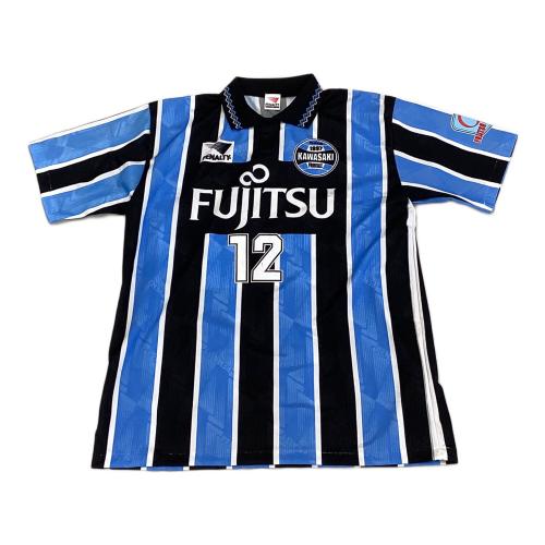 川崎フロンターレ (カワサキフロンターレ) サッカーユニフォーム 【12】1998ホーム 黒襟 SIZE O