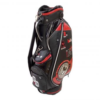 DISNEY (ディズニー) キャディバッグ 9型 6分割 ブラック ミッキーマウス ALL STAR