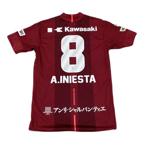 ヴィッセル神戸 サッカーユニフォーム アンドレス・イニエスタ【8】ブラウン 2018シーズンホーム SIZE L