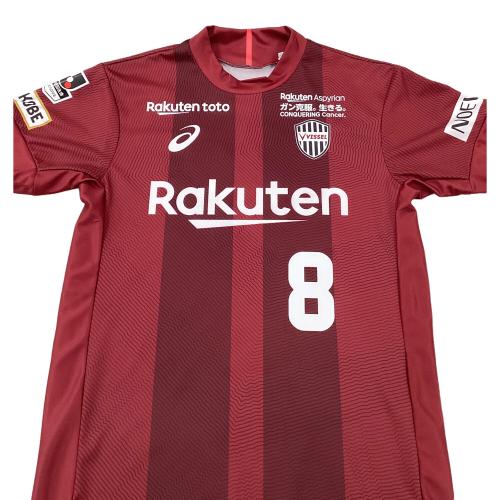 ヴィッセル神戸 サッカーユニフォーム アンドレス・イニエスタ【8】ブラウン 2018シーズンホーム SIZE L