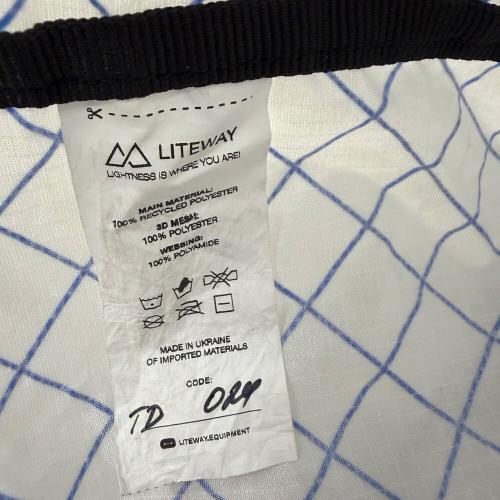 LITEWAY (ライトウェイ) バックパック MLサイズ ホワイト グラムレスパックウルトラ35L