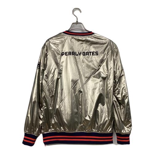 PEARLY GATES (パーリーゲイツ) リバーシブル アウター ゴルフウェア(トップス) 055-812002 055-812002 レディース SIZE M シルバー×レッド
