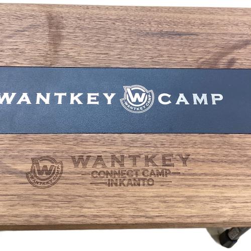 WANTKEY CAMP (ウォンキーキャンプ) アウトドアテーブル ブラウン SBSセット