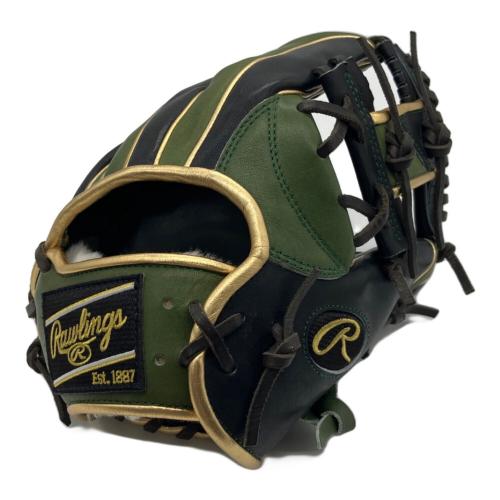 RAWLINGS (ローリングス) HOH Pro Wizard 軟式グローブ GR4HW2CN52MG グリーン×ブラック
