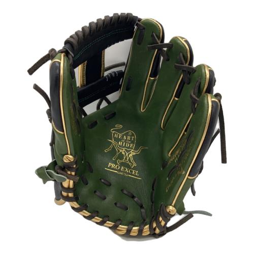 RAWLINGS (ローリングス) HOH Pro Wizard 軟式グローブ GR4HW2CN52MG グリーン×ブラック
