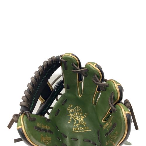 RAWLINGS (ローリングス) HOH Pro Wizard 軟式グローブ GR4HW2CN52MG グリーン×ブラック