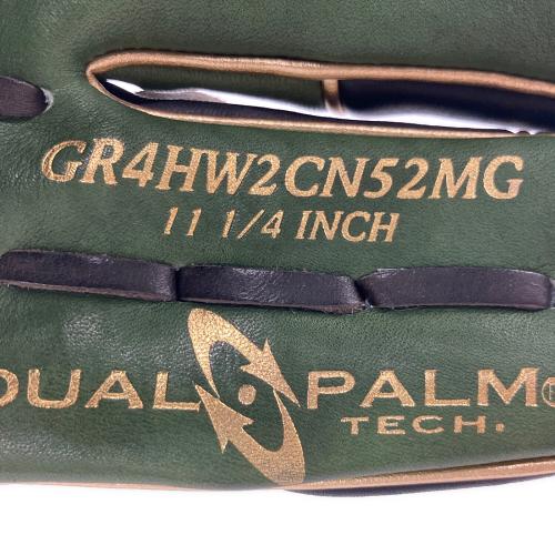 RAWLINGS (ローリングス) HOH Pro Wizard 軟式グローブ GR4HW2CN52MG グリーン×ブラック